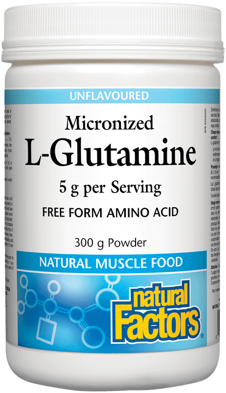 Micronized L-Glutamine/ Л-Глутамин (Микронизиран) 5 g, 300 g пудра /60 дози