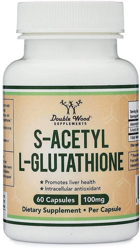 Double Wood, S-ACETYL-L-GLUTATHIONE С-АЦЕТИЛ-Л-ГЛУТАТИОН, 60 капсули