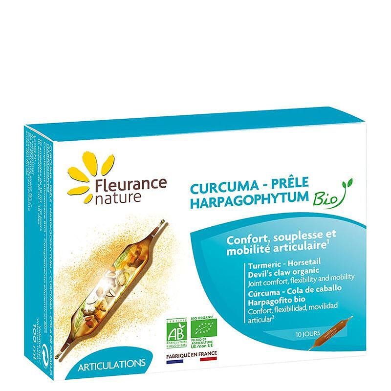 Fleurance Natural, Куркума + Дяволски нокът и Полски хвощ, БИО
