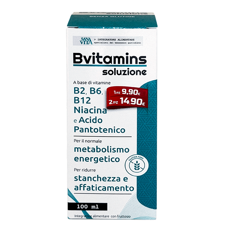 Paladin Pharma, SanaVita B Vitamins Soluzione / Витамини В-Комплекс x ...