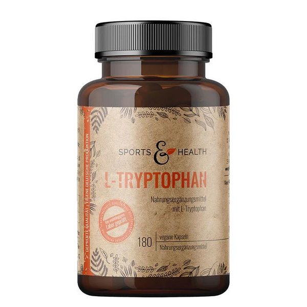 L-Триптофан 500 mg Стрес и добро настроение 180 капсули Sports&Health