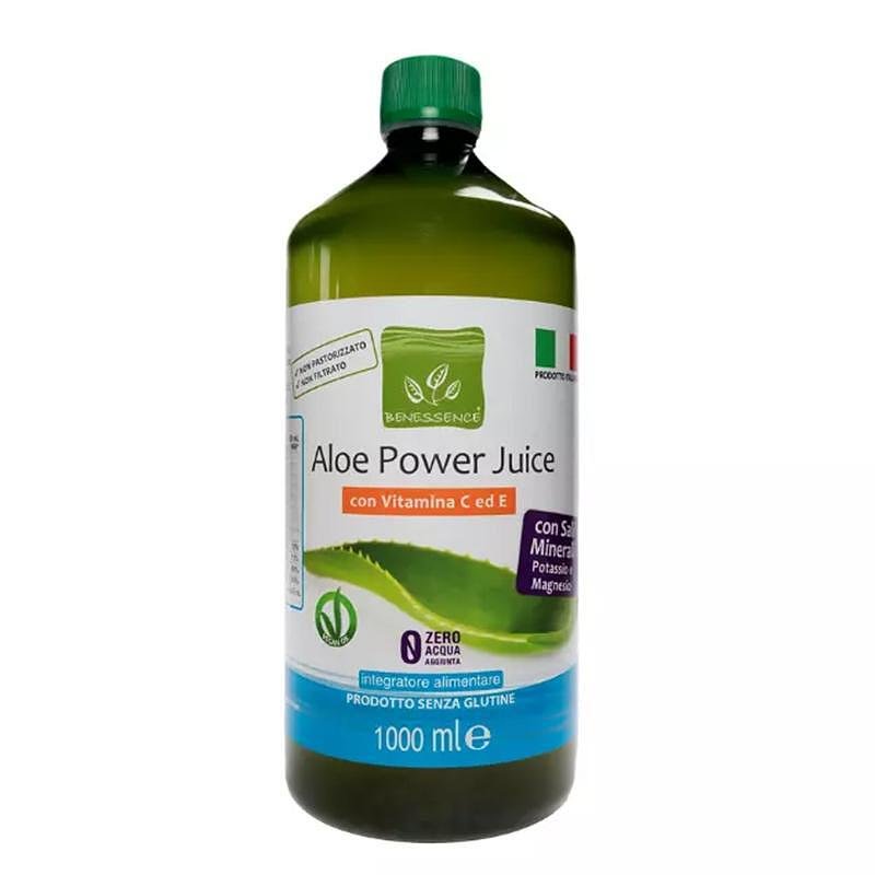 Benessence, Aloe Power Juice with Vitamin C and E /   (     ) +       x 1 L